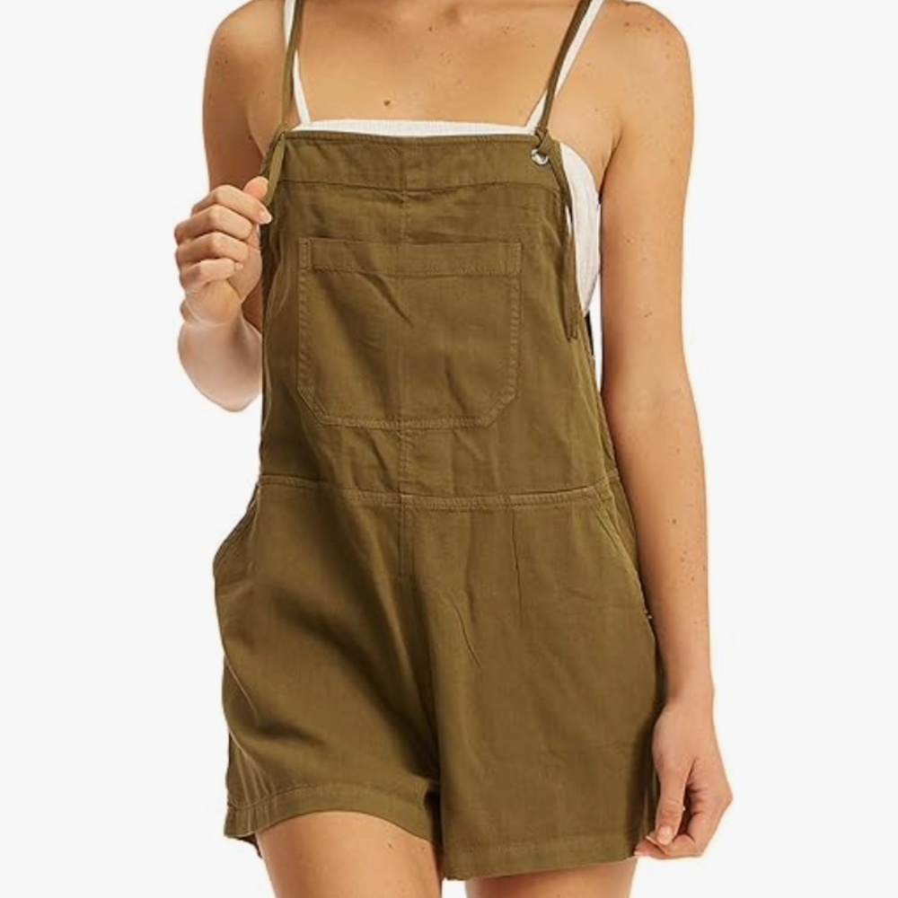 Billabong Out N About Short Overalls/Romper